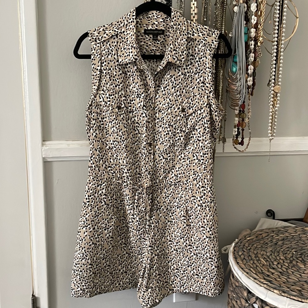 Banana Republic Cheetah Print romper